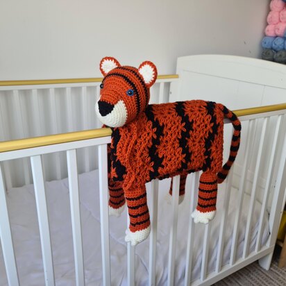 3in1 Jungle Tiger Baby Blanket