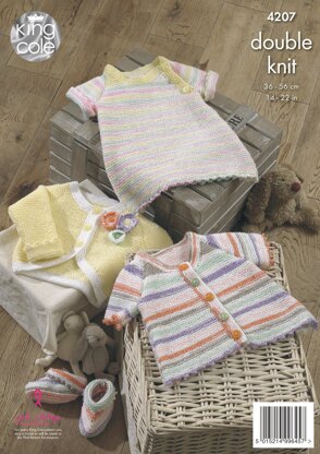 Baby Set in King Cole DK - 4207 - Downloadable PDF