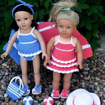 Beach Fun Set for 18 inch Doll