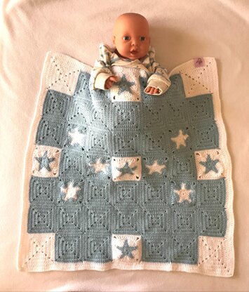 Baby blanket stars in the sky