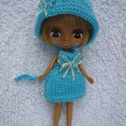 5" Petite Blyth Hand Knit Dress and Hat