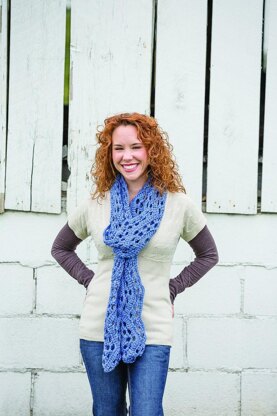 Wide Ripple Scarf