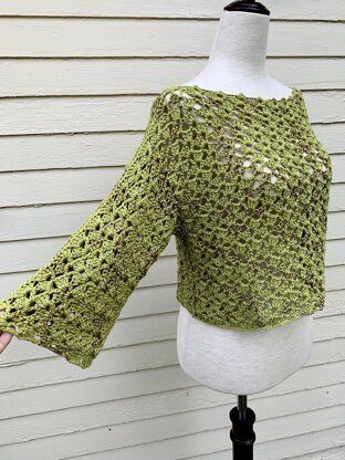 Lacy Crochet Sweater Top