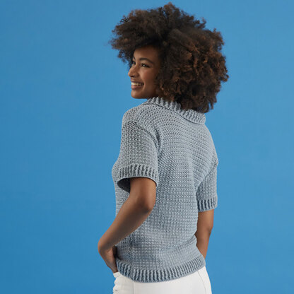 Cool Shirt - Free Crochet Pattern for Women in Paintbox Yarns Cotton Mix DK by Paintbox Yarns