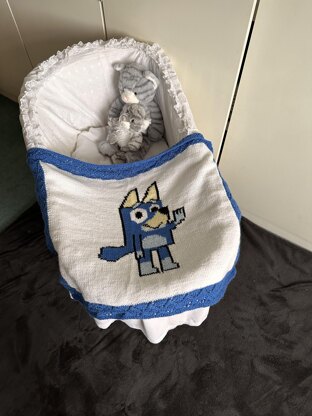 Bluey Heeler Baby Blanket