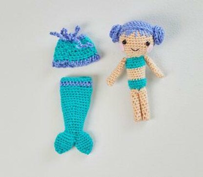 Dia & Mia Mermaid in Red Heart Amigurumi - LM6286 - Downloadable PDF