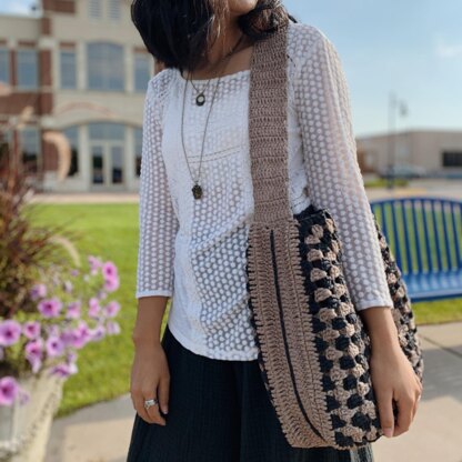 Granny square tote bag