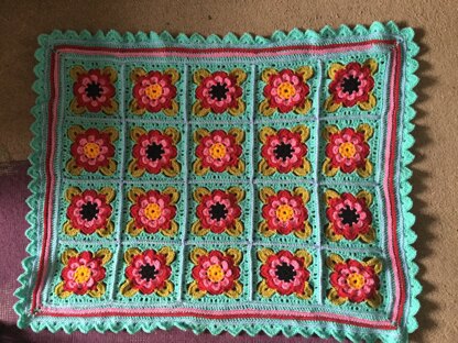 Painted Roses Blanket