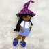 Witch doll crochet pattern, Amigurumi doll pattern