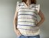 Chunky Striped V Neck Vest