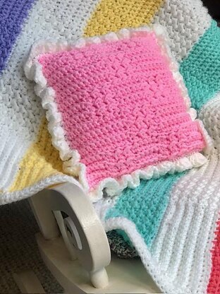 Pretty Patches Pillow Blanket