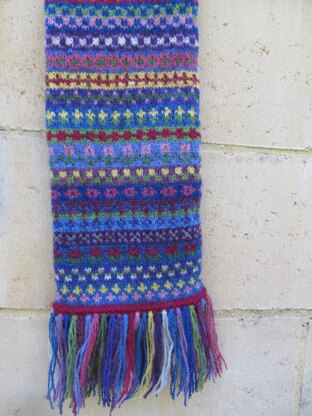 Spindrift Fairisle Scarf