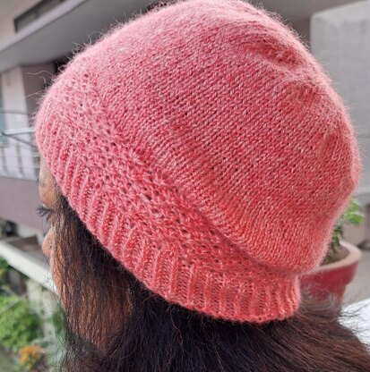 Coral Daisy Hat