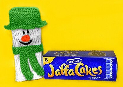 Christmas Snowman Jaffa Cake Box Cover