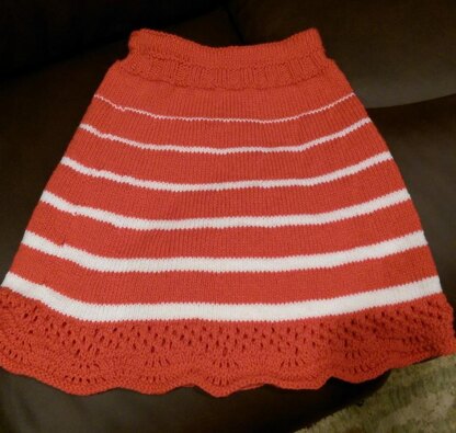 Miranda's red skirt