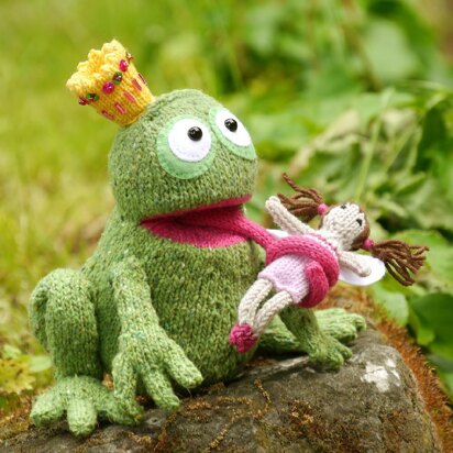 Rodolfo the Frog King - Froschkönig - knitting pattern