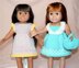 Country Summer Dresses, Knitting Patterns fit American Girl and other 18-Inch Dolls