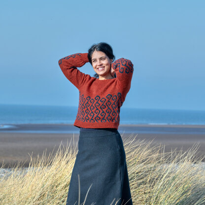 Ocean Surface Sweater in The Fibre Co. Cumbria - Downloadable PDF