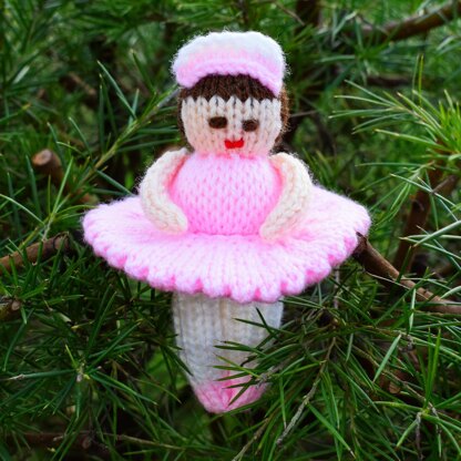 Charlotte the Ballerina Doll Knitting Pattern - Toy Knitting Pattern.