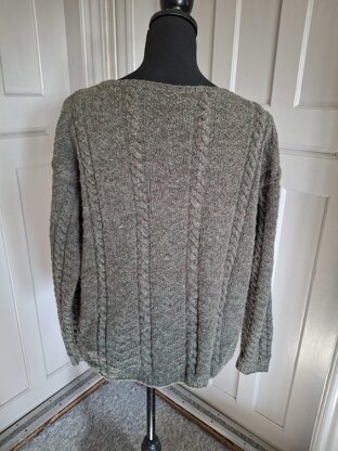 SKELBO, cardigan in Shetland wool