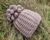 Lollypop Trail beanie hat with pom pom