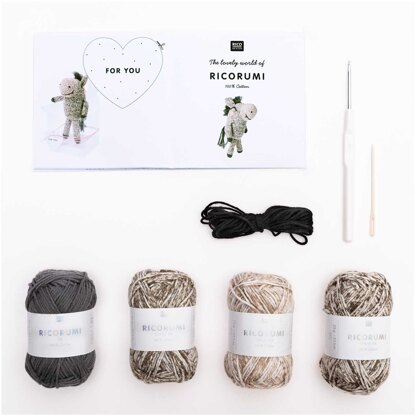 Rico Ricorumi Crochet Kit - Wild Animals Donkey