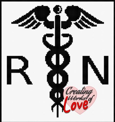 RN Medical Symbol Stitch Graph Graphgan