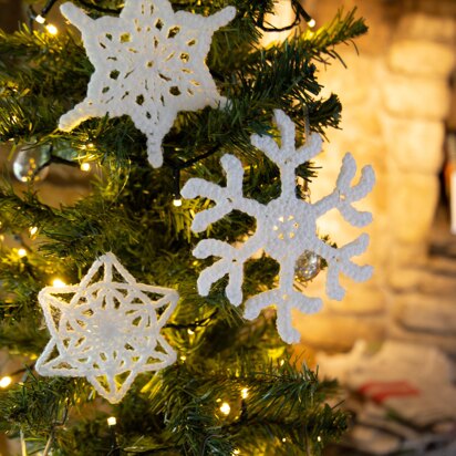 Snowflake decorations