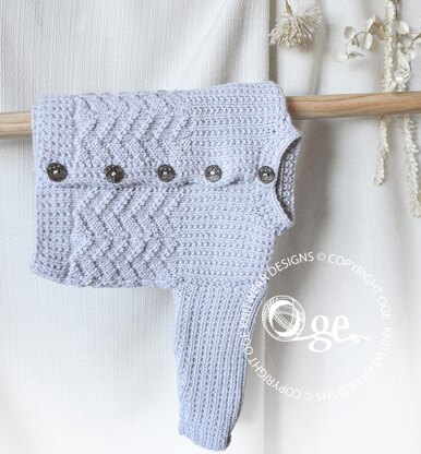 Corliss Cardigan and Romper - P163+ P162