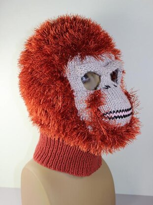 Toddler,Child and Adult Orangutan Mask Balaclava