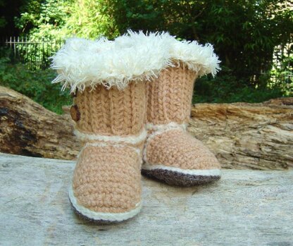 Crochet best sale ugg boots