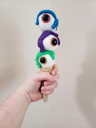 Eye Scream Monster Cone Amigurumi