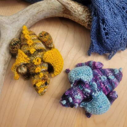 Teensy Tiny Dragon - knitting pattern