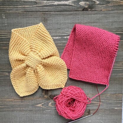 Baby Bonnet and Neck Scarf