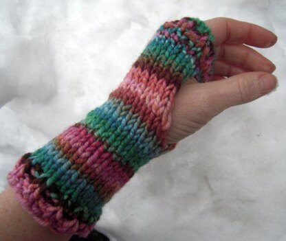 Treasured Handspun Wrist Warmers