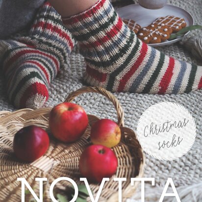 Christmas Socks in Novita 7 Veljesta Christmas - Downloadable PDF