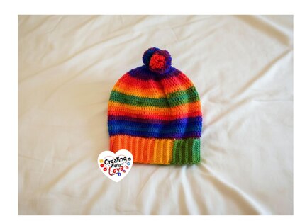 Simple Rainbow Slouch
