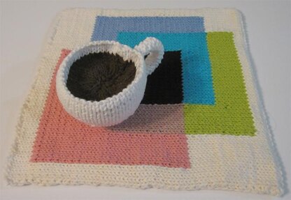 KGeometry: Placemat and Pot Holder with Square Venn Diagram