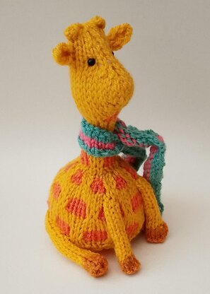 Giraffe in a Scarf Chocolate Orange Cosy