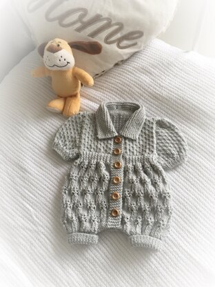 Bluebell Button Romper Suit Set