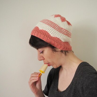 Ice Cream Hat - knitting pattern