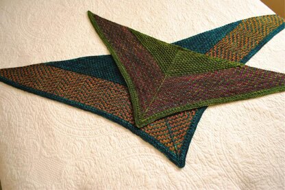 Ripple rock shawl