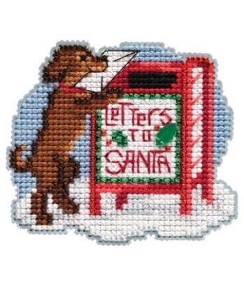 Mill Hill Letters to Santa Cross Stitch Kit - 3in x 2.25in