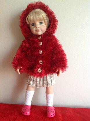 Fur Jacket for 18" Dolls