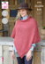 Ladies Ponchos Knitted in King Cole Homespun DK - 5793 - Downloadable PDF