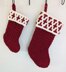 Mosaic Christmas Stockings