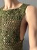 Lace Mesh Striped Top