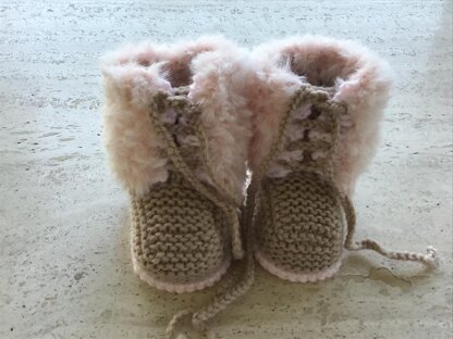 Fur Baby Girl Booties