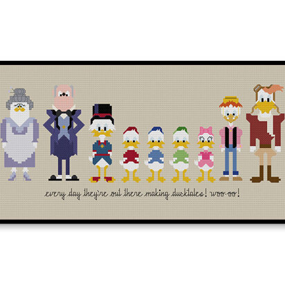 Ducktales - PDF Cross Stitch Pattern