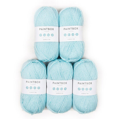 Paintbox Yarns Simply DK 5er Sparset - Paper White (100)